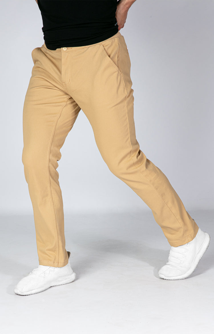 Wrangler No-Iron Ultimate Khaki Pants Mens Dark Gray 40 x 29 | eBay